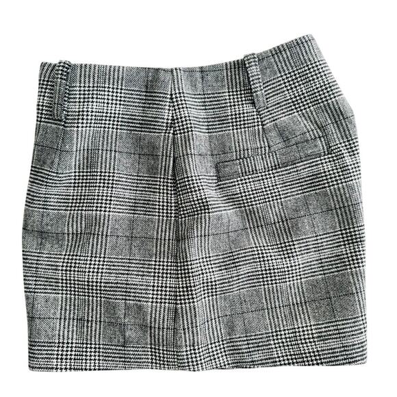 Cami NYC Matti Short Black White NEW Size 2 High Rise Wool Blend Plaid - Picture 6 of 9